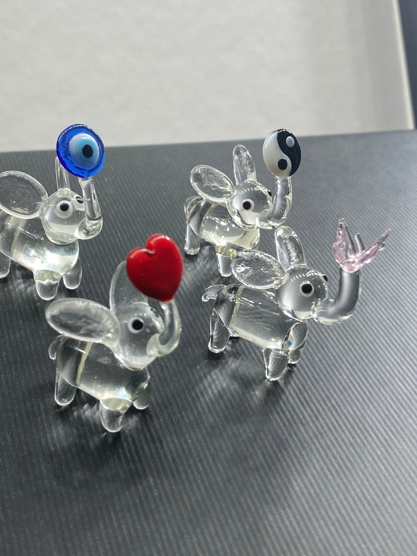 Tiny Glass Elephant